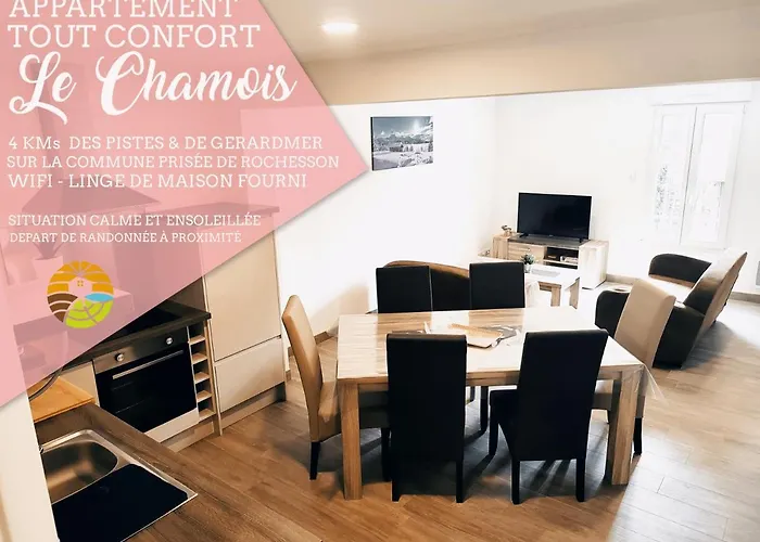 ⁂⁂ LE CHAMOIS Appartement [CLEDICIHOME] / Magnifique vue sur les montagnes / 4 KMs DE GERARDMER ! ⁂⁂